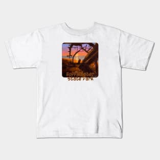 Sunset At Hoffmaster State Park, Michigan Kids T-Shirt